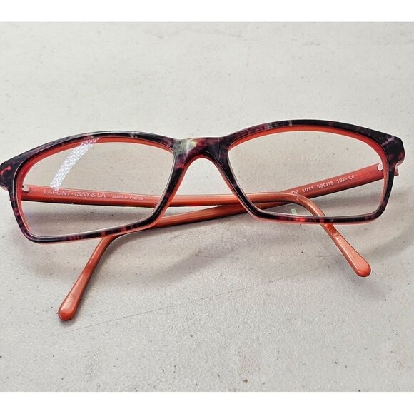 Lafont ISSY & LA Womens Hitparade 1011 Eyeglass Frame 53 15 137 Red Tortoise - Picture 7 of 7